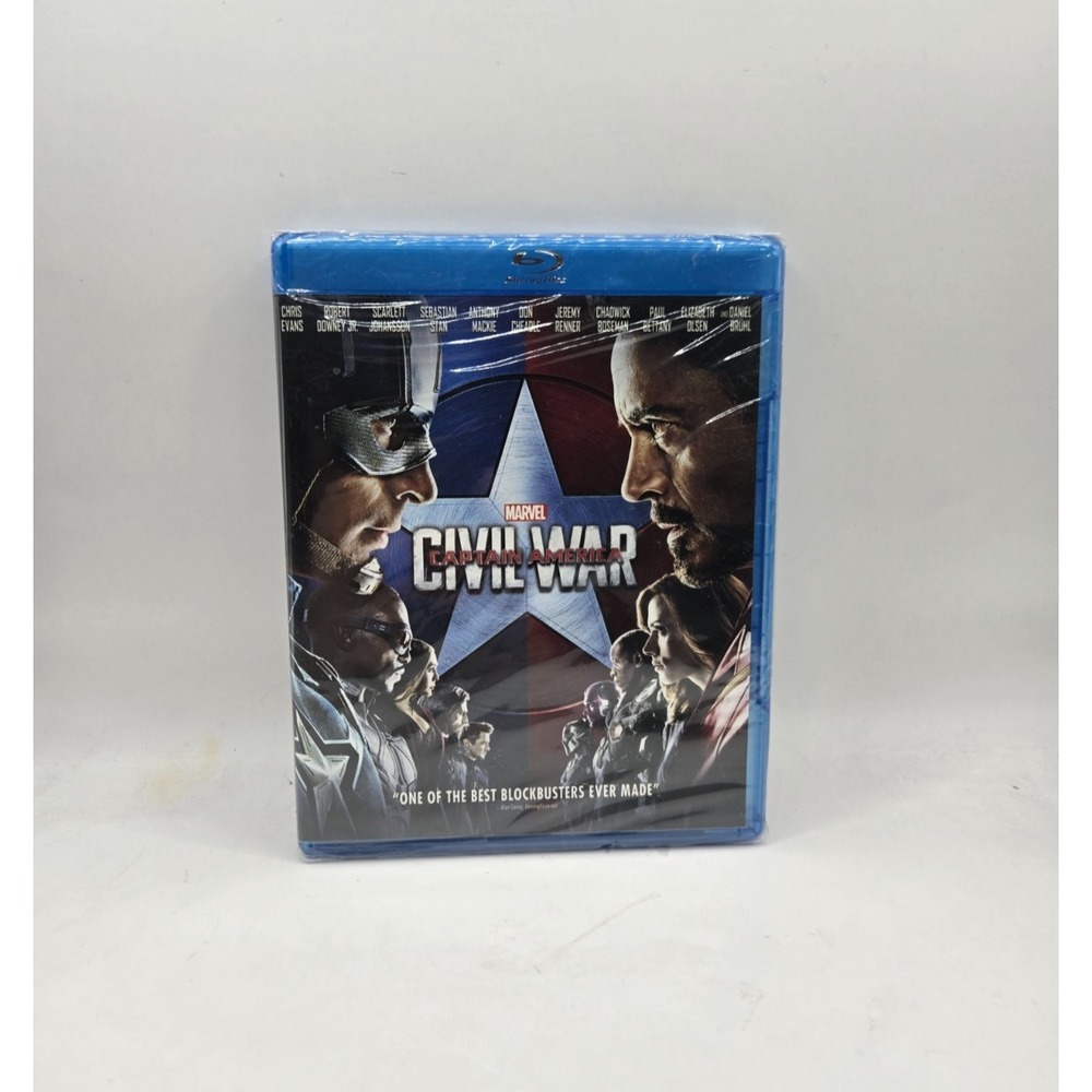 Captain America:‎ Civil War (Blu-ray/Digital, 2017) Marvel Avengers SEALED!